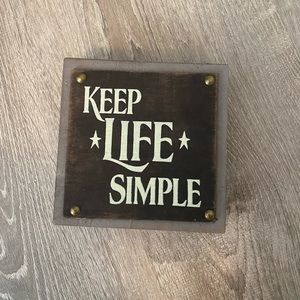 Keep Life Simple picture